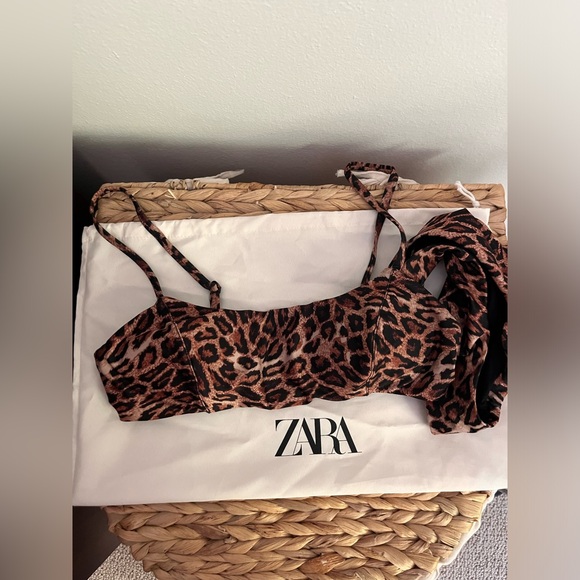 LAST ONE Zara animal print bikini NWT - Picture 4 of 6